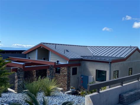 gray metal roofing ideas